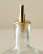 Mavelle Vintage-Inspired Etched Glass Bottle drinking glass - Alternate View