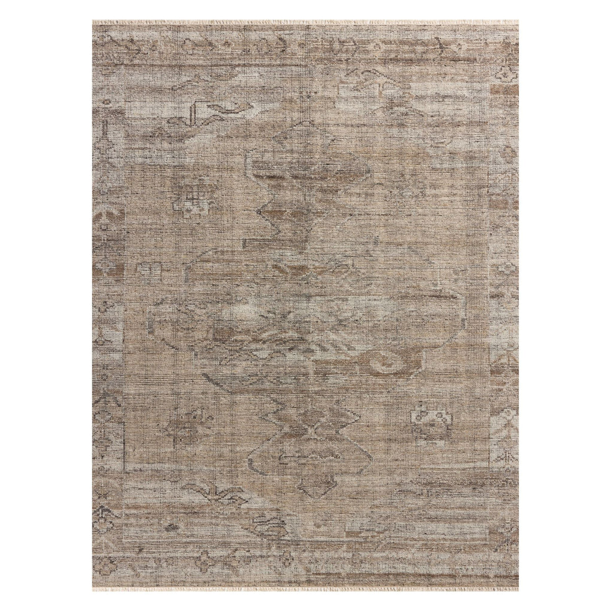 Mavelle Abigail Mocha Smoke Rug area rug - Detail View