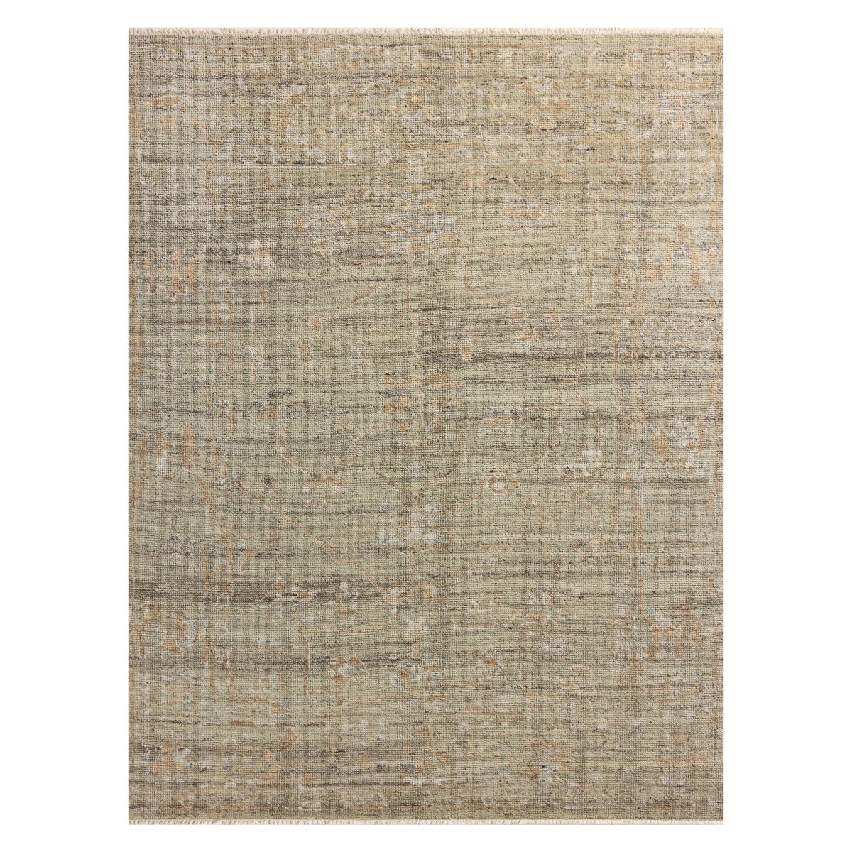 Mavelle Abigail Green Multi Rug area rug - Detail View