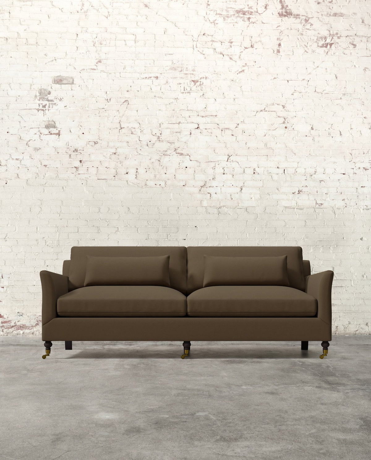 Mavelle Alfie 87" Sofa with Brass Casters sofa - View 25