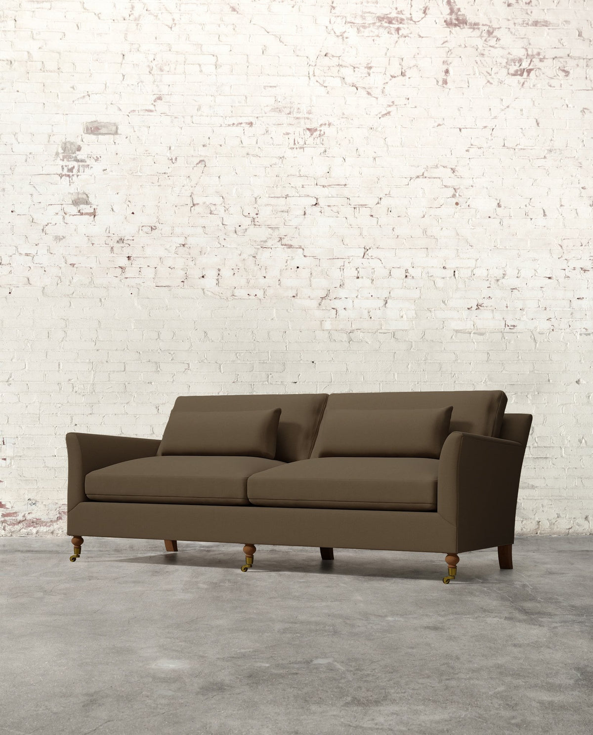 Mavelle Alfie 87" Sofa with Brass Casters sofa - View 16