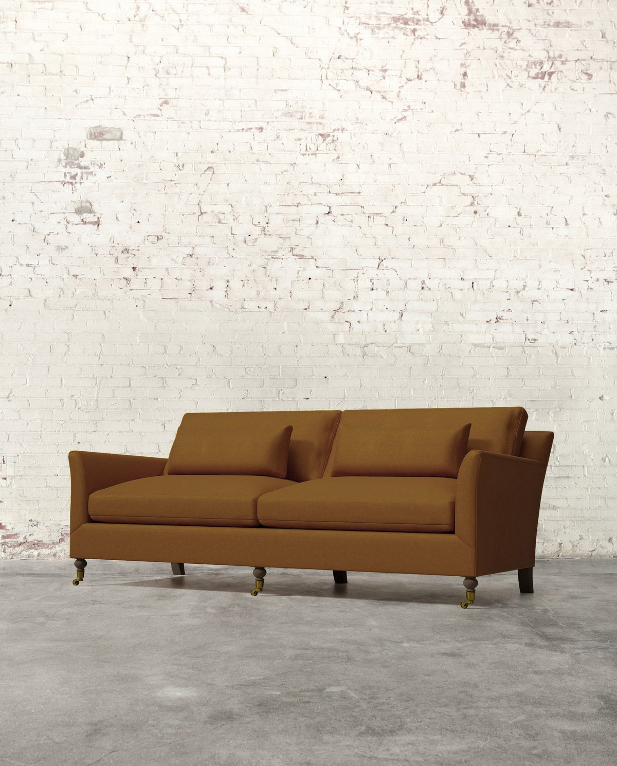 Mavelle Alfie 87" Sofa with Brass Casters sofa - View 13