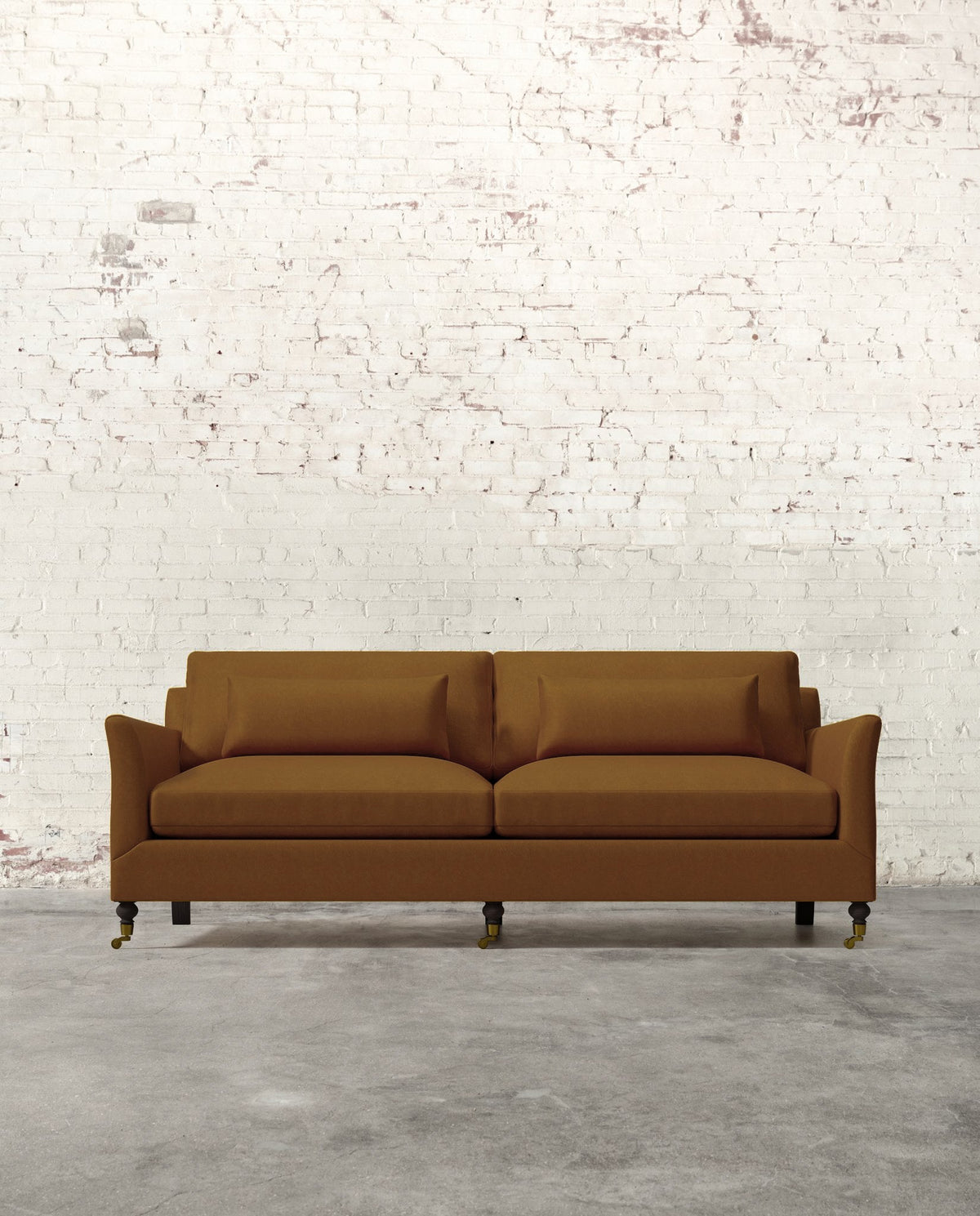 Mavelle Alfie 87" Sofa with Brass Casters sofa - View 29