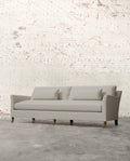 Mavelle Alfie 97" Bench Sofa with Brass Casters sofa