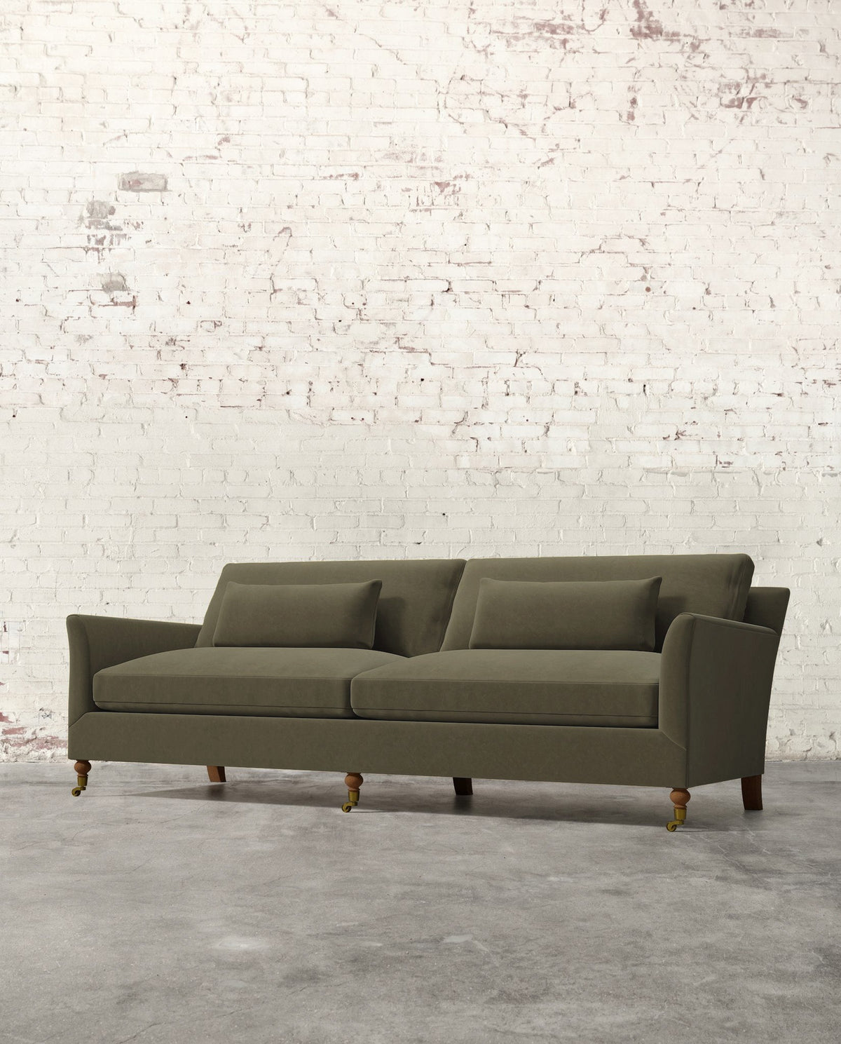 Mavelle Alfie 97" Sofa with Brass Casters sofa - View 33