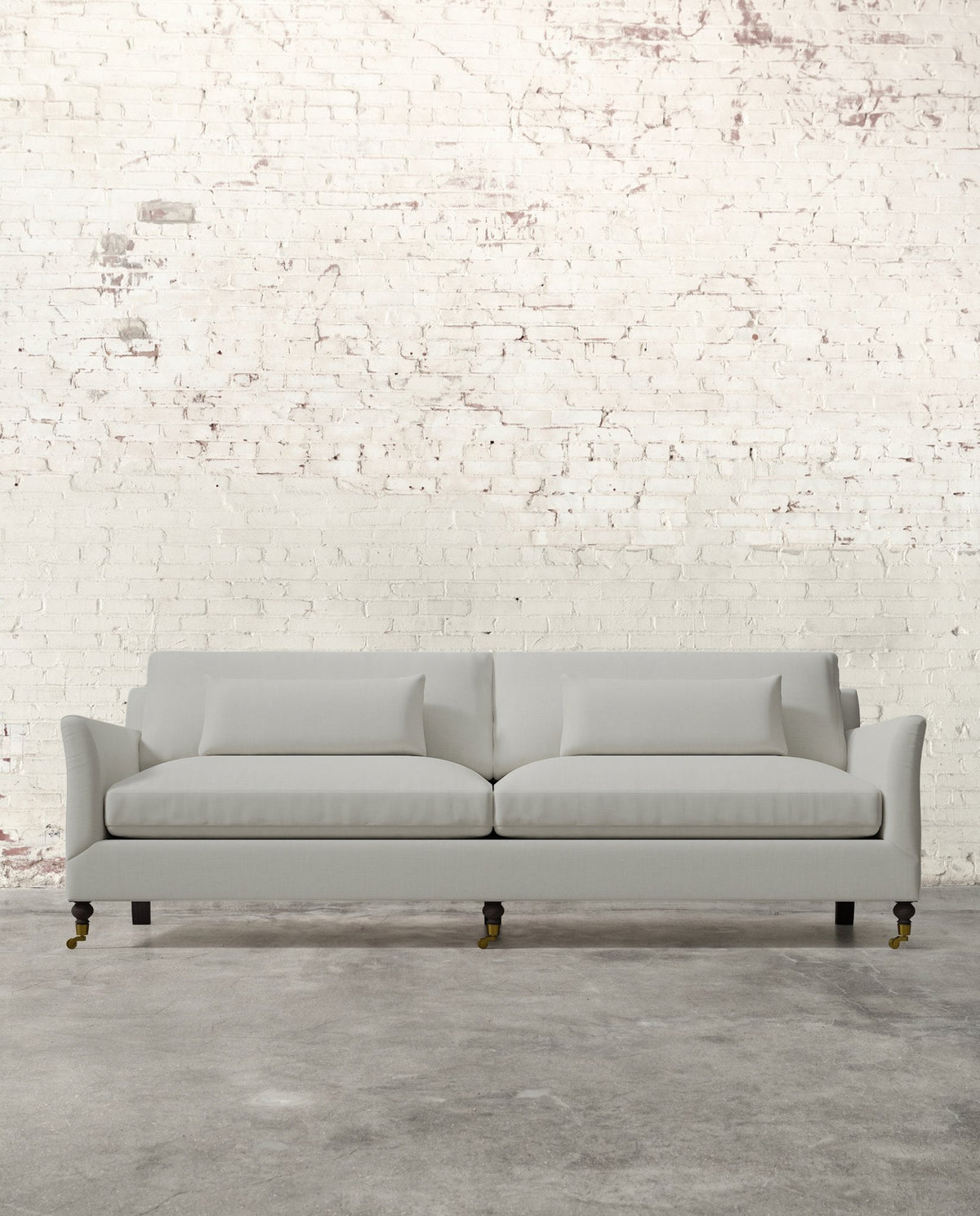 Mavelle Alfie 97" Sofa with Brass Casters sofa - View 14