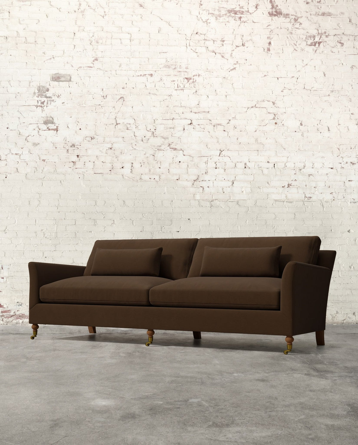 Mavelle Alfie 97" Sofa with Brass Casters sofa - View 32
