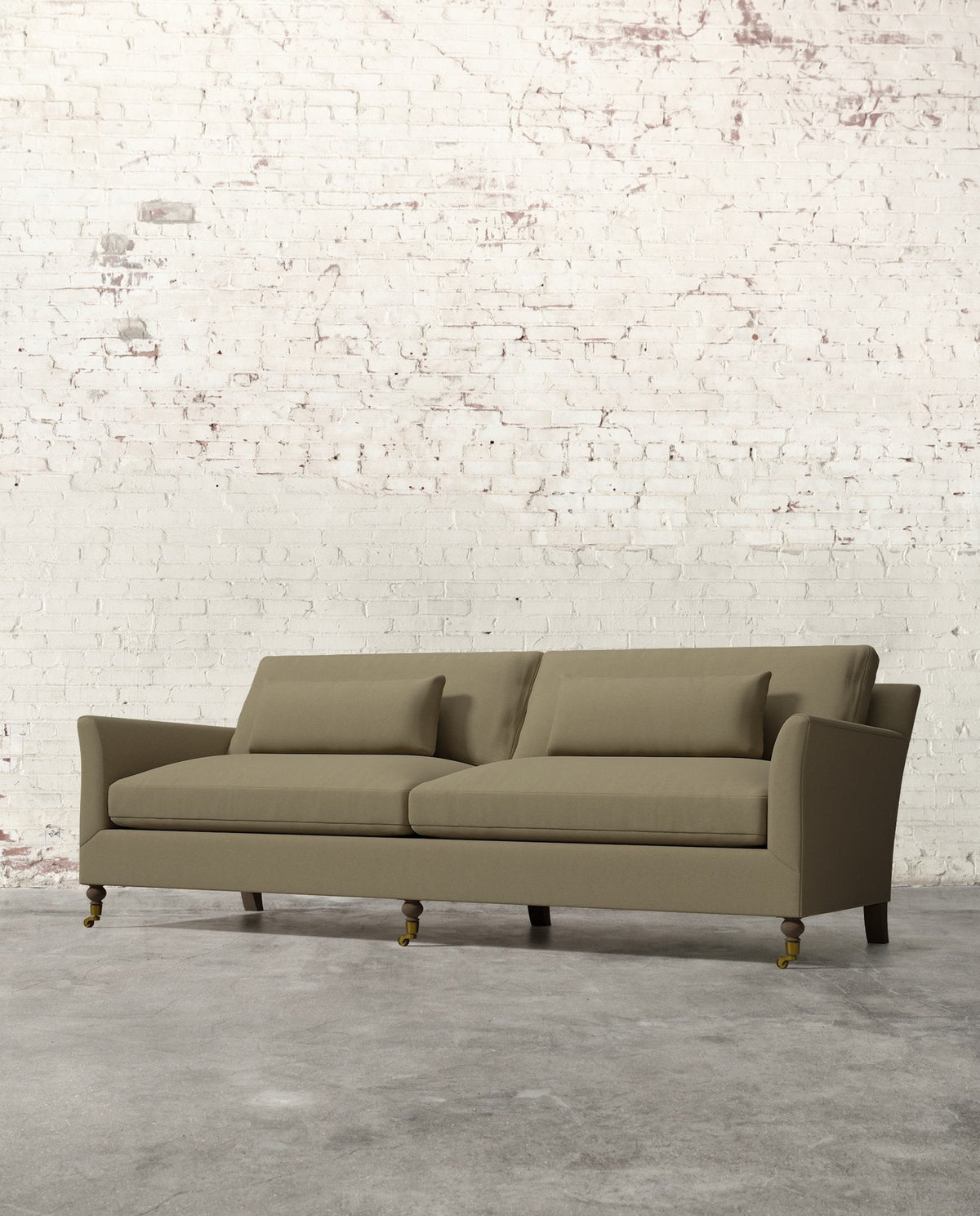 Mavelle Alfie 97" Sofa with Brass Casters sofa - View 9