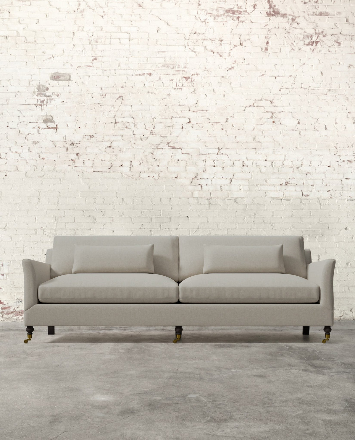 Mavelle Alfie 97" Sofa with Brass Casters sofa - View 13