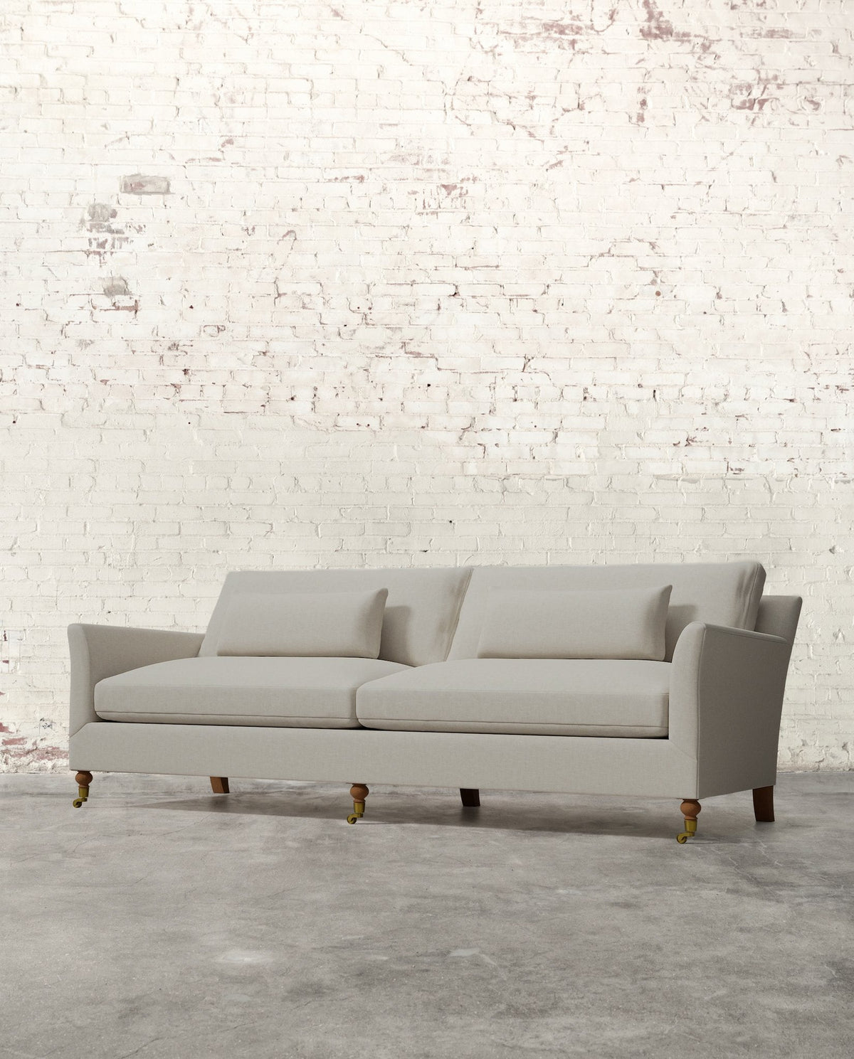 Mavelle Alfie 97" Sofa with Brass Casters sofa - View 23