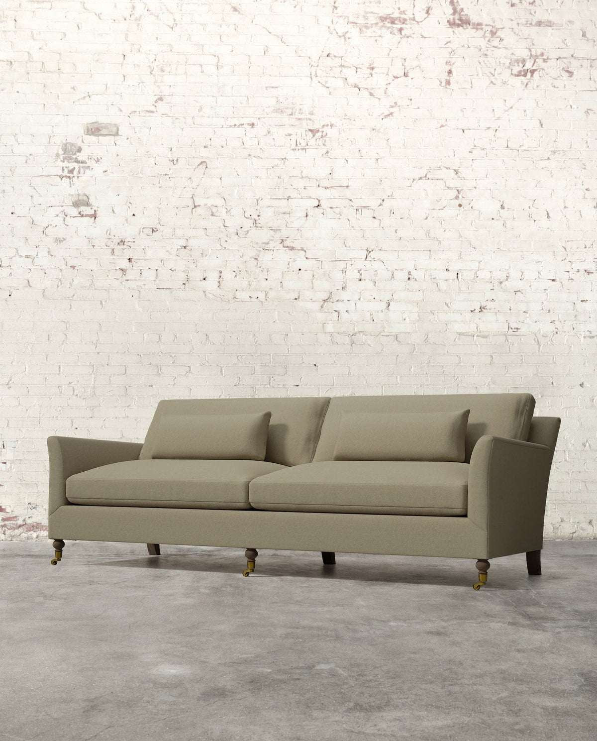 Mavelle Alfie 97" Sofa with Brass Casters sofa - View 8