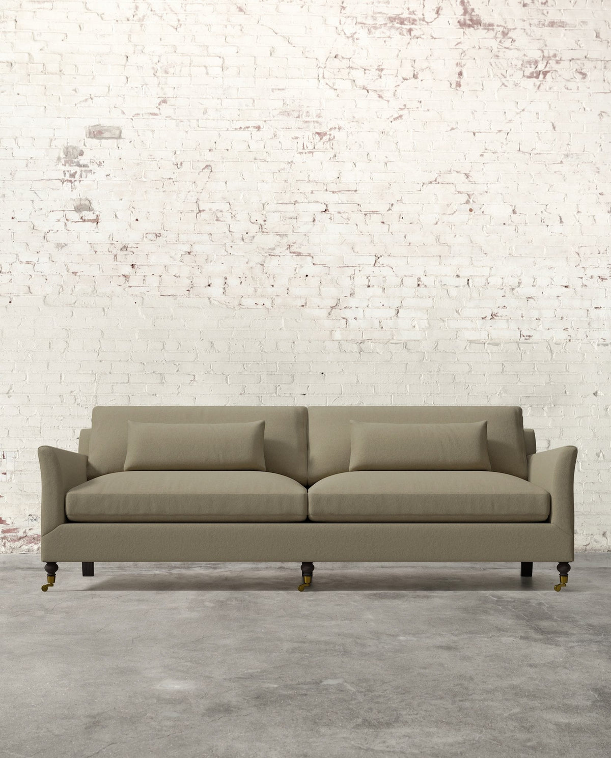 Mavelle Alfie 97" Sofa with Brass Casters sofa - View 18