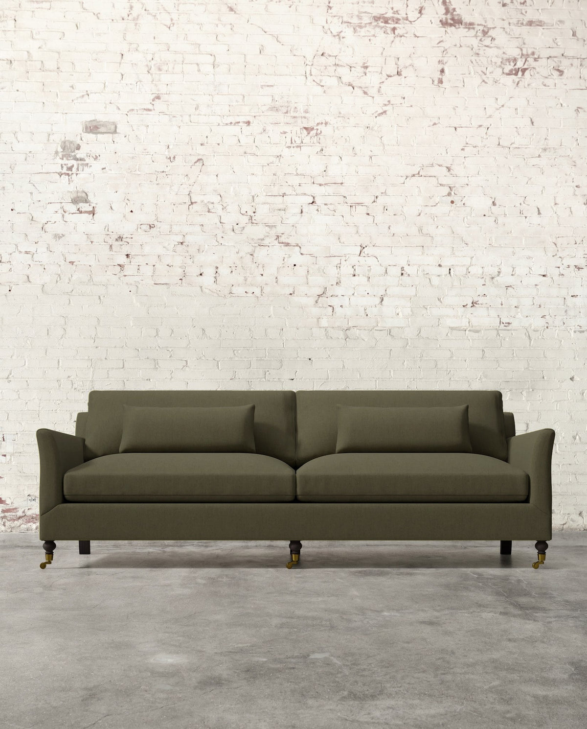 Mavelle Alfie 97" Sofa with Brass Casters sofa - View 16