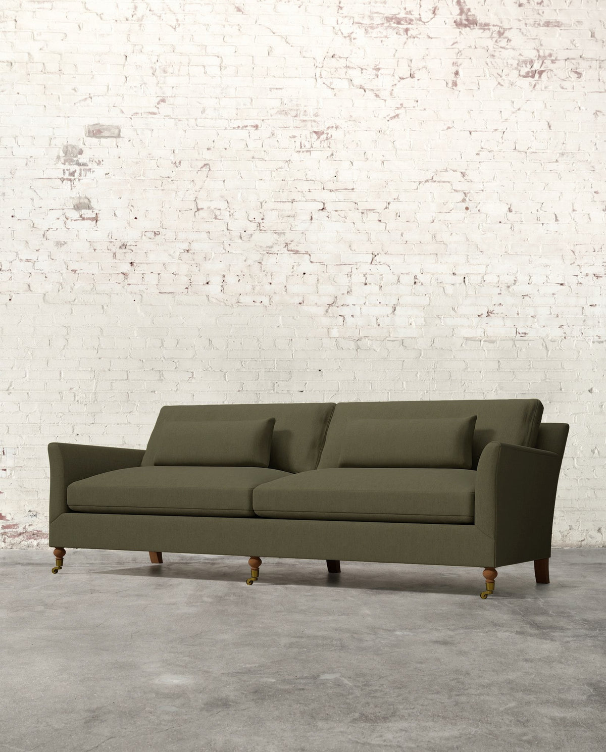 Mavelle Alfie 97" Sofa with Brass Casters sofa - View 27