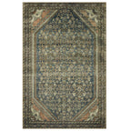 Mavelle Banks Denim Clay Rug area rug - Detail View