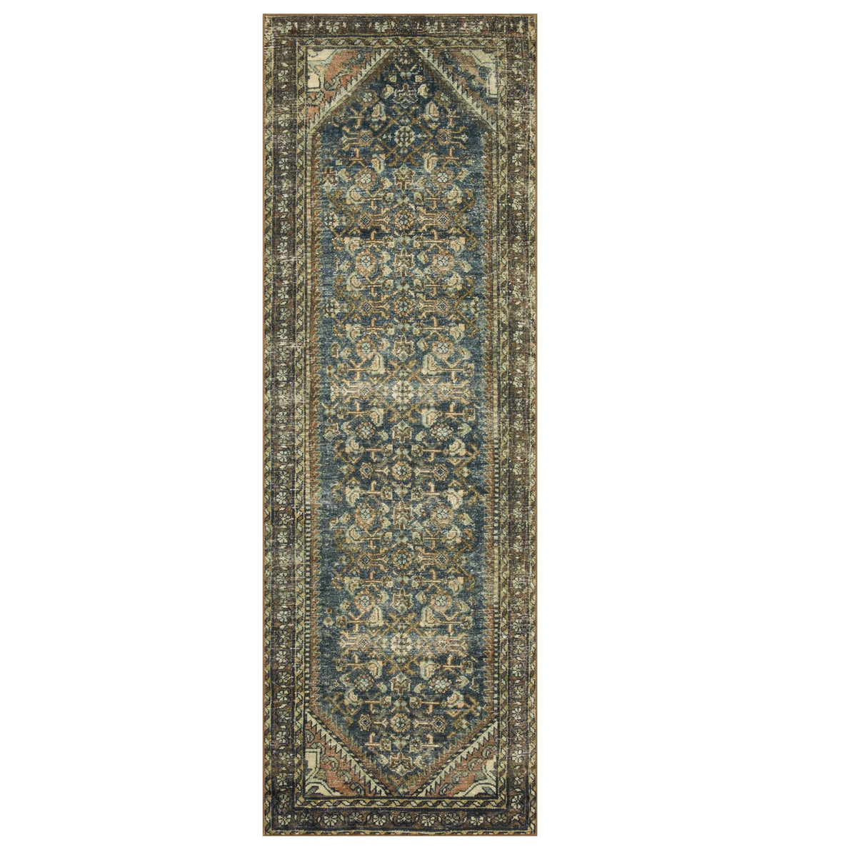 Mavelle Banks Denim Clay Rug area rug - Side View