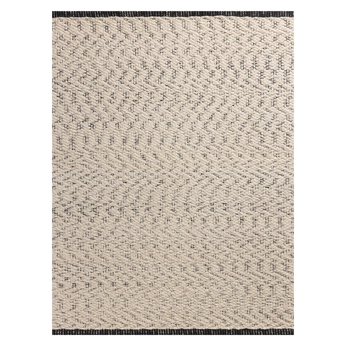 Mavelle Betty Ivory Black Rug area rug - Detail View