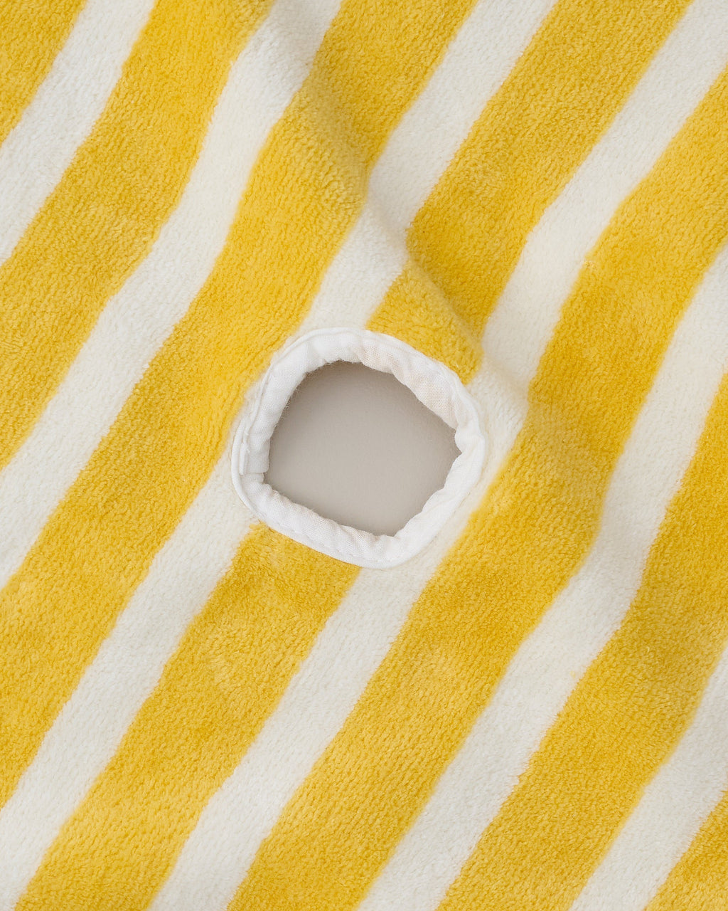 Mavelle Striped Beach & Picnic Blanket - Monaco Mimosa Outdoor Blanket throw blanket - Side View