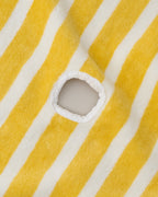 Mavelle Striped Beach & Picnic Blanket - Monaco Mimosa Outdoor Blanket throw blanket - Side View