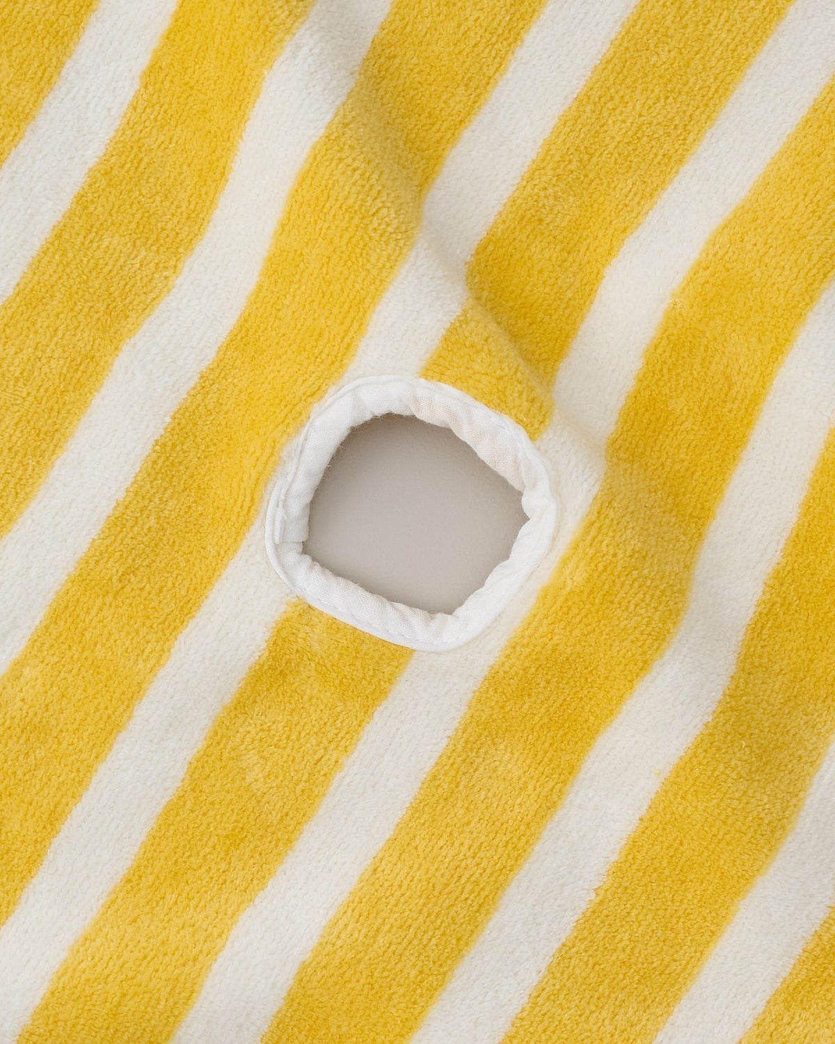 Mavelle Striped Beach & Picnic Blanket - Monaco Mimosa Outdoor Blanket throw blanket - Side View