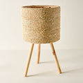 Mavelle Bleached Woven Plant Stands plant stand