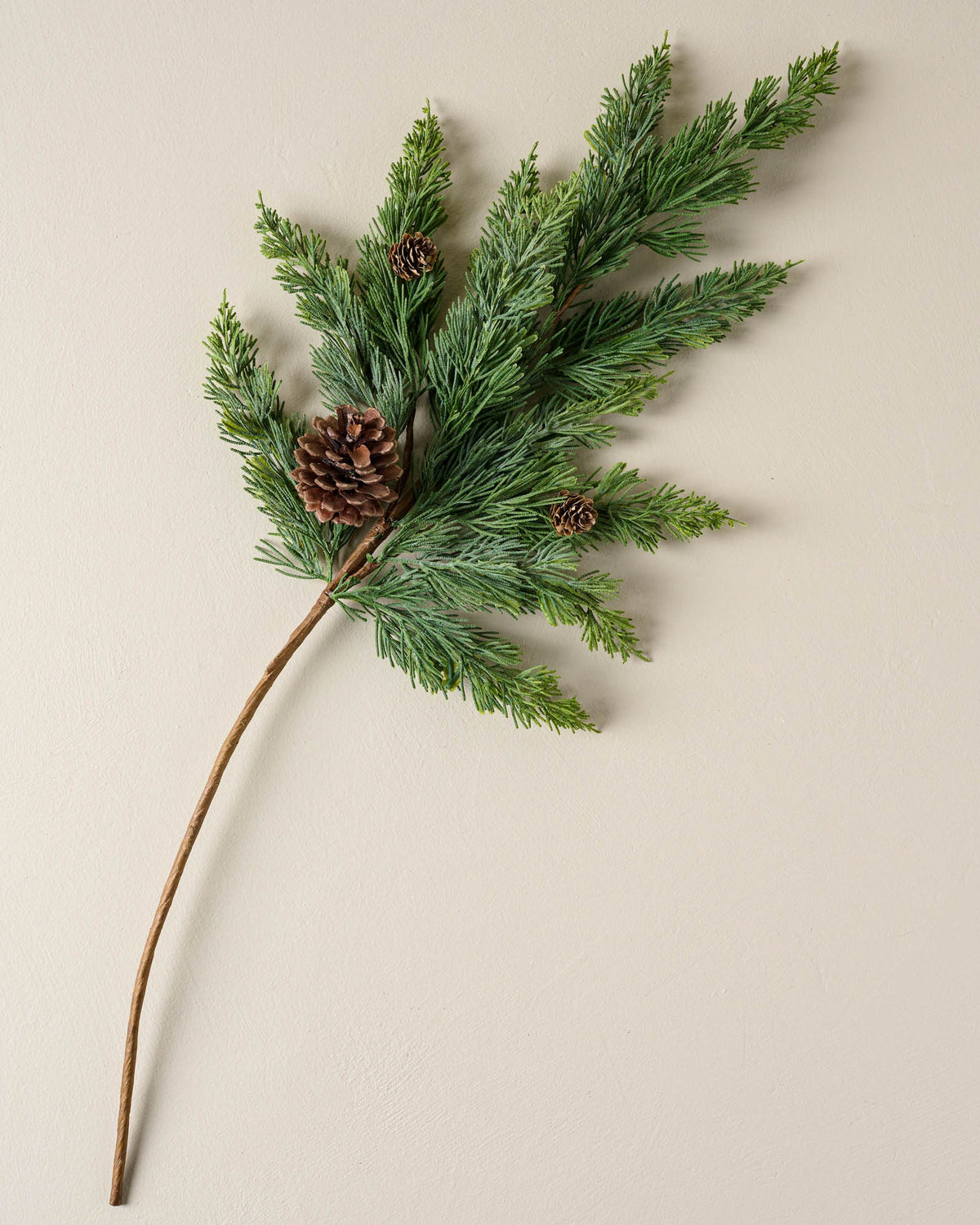 Mavelle Real Touch Maeve Pine Spray faux floral stem