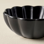 Mavelle Black Scalloped Cereal Bowl bowl