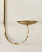 Mavelle Daniel Antique Brass Candle Sconce wall sconce - Close-Up