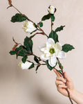 Mavelle Magnolia Spray faux floral stem