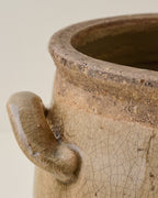 Mavelle Hanson Crackle Handled Vase vase - Side View