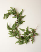 Mavelle Real Touch Maeve Pine Garland - 72" wreath - Detail View