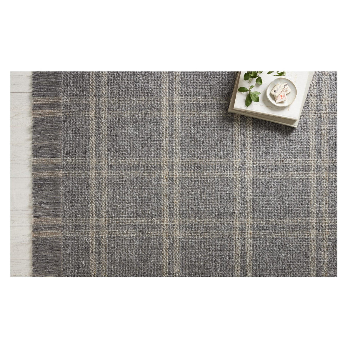 Mavelle Caleb Mocha Taupe Rug area rug - Styled in Room