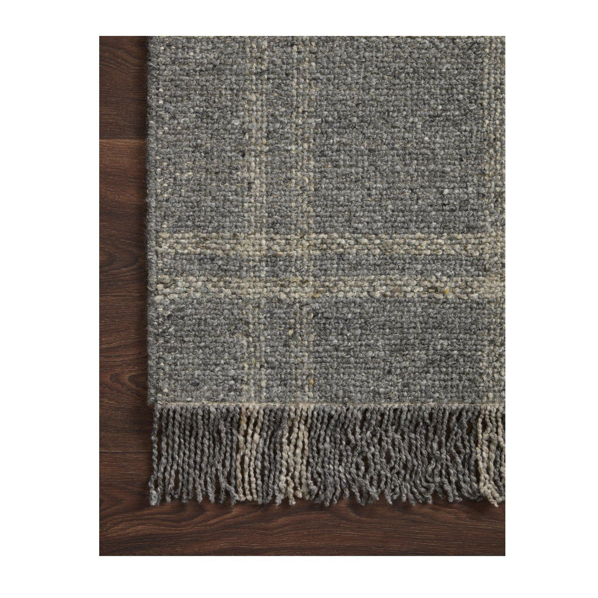 Mavelle Caleb Mocha Taupe Rug area rug - Side View