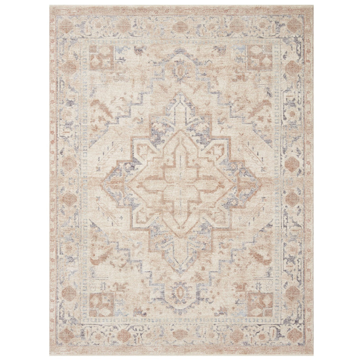 Mavelle Carlisle Beige Slate Rug area rug - Detail View