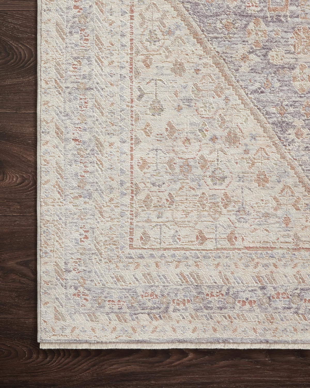 Mavelle Carlisle Blue Ivory Rug area rug - Styled in Room