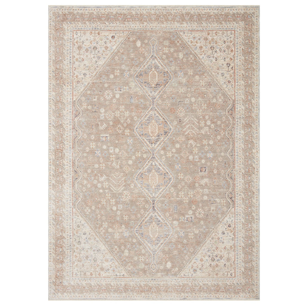 Mavelle Carlisle Taupe Ivory Rug area rug - Detail View