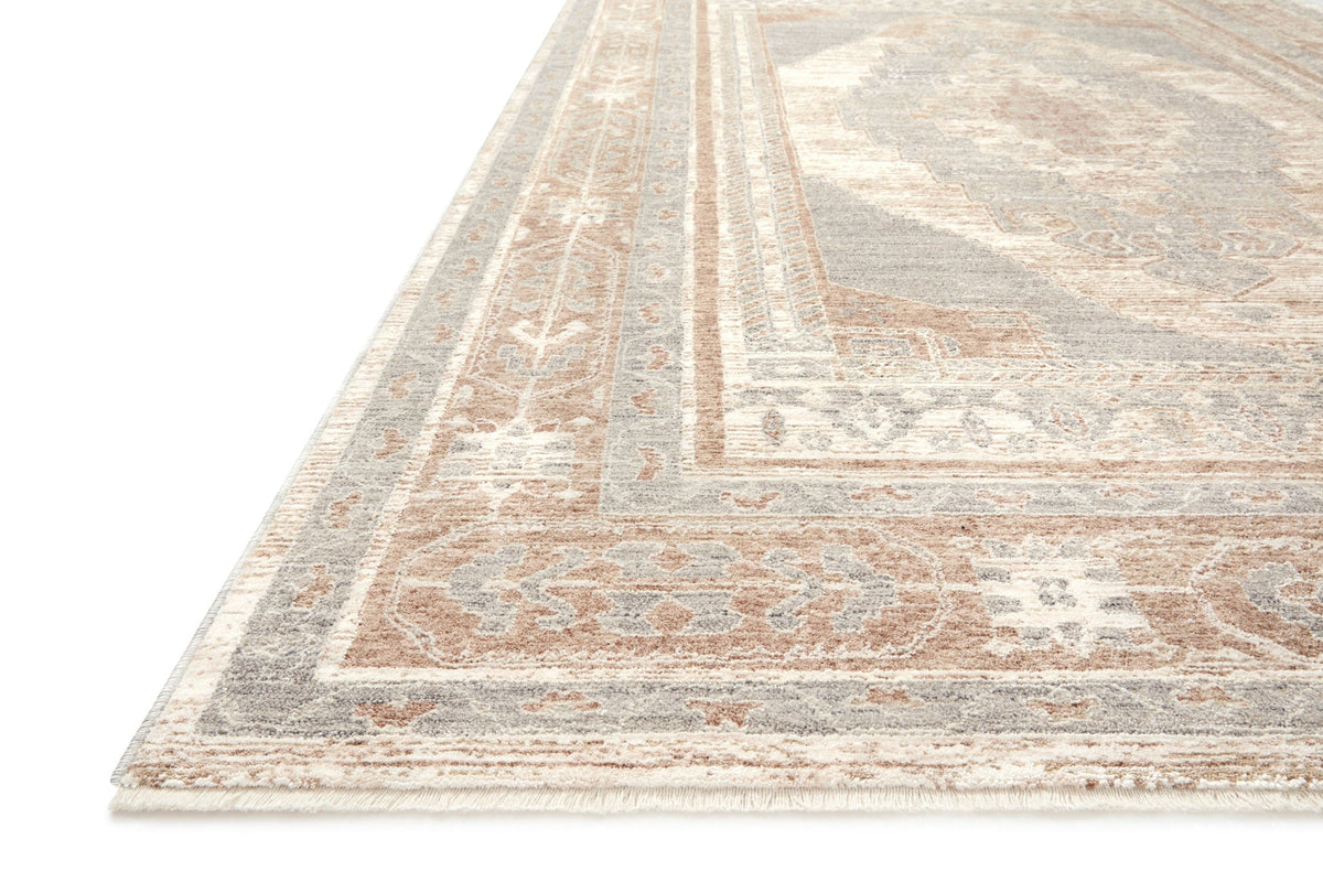 Mavelle Carlisle Slate Taupe Rug area rug - Styled in Room