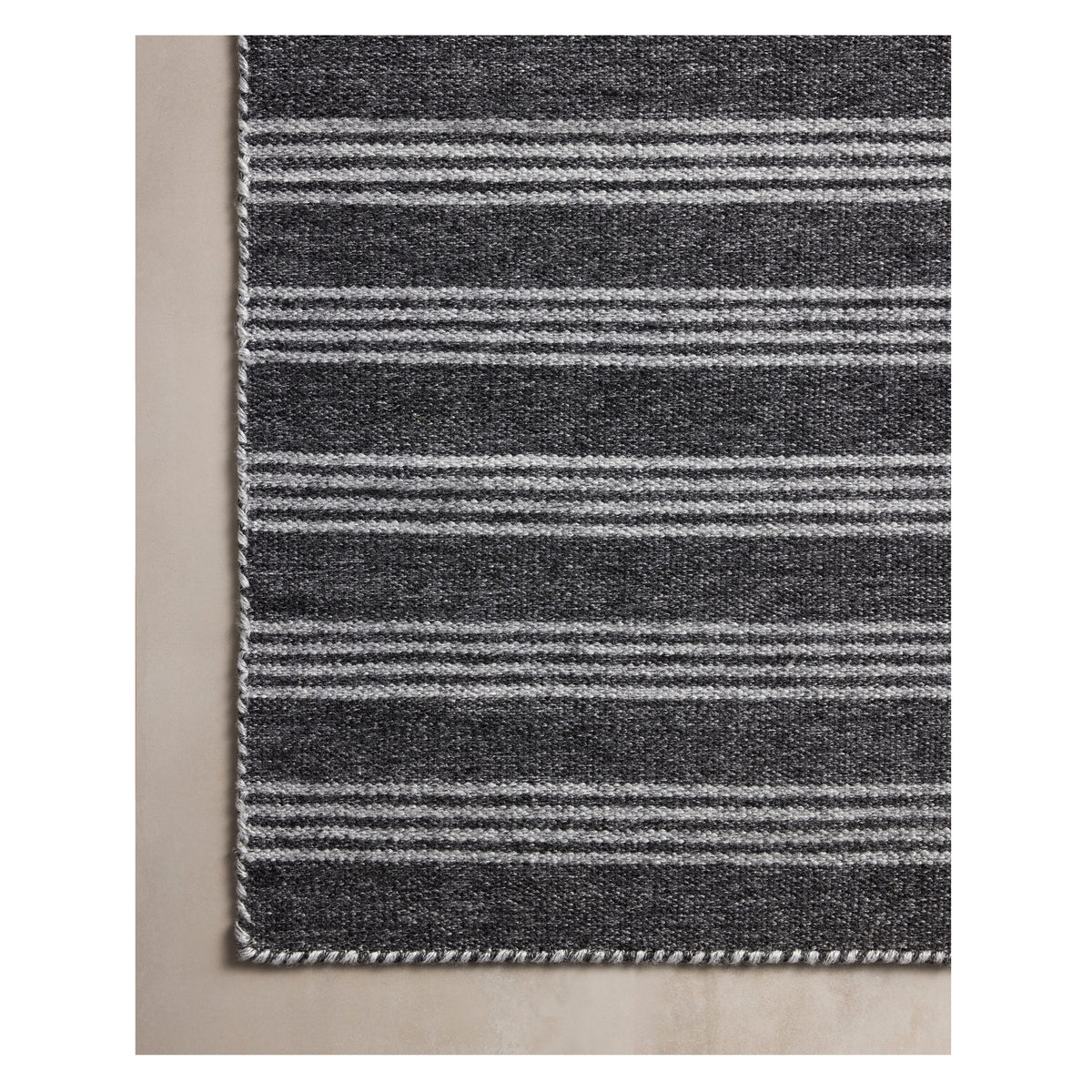 Mavelle Charlie Charcoal Grey Rug area rug - Close-Up