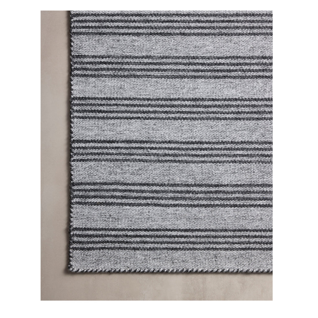 Mavelle Charlie Dove Charcoal Rug area rug - Close-Up