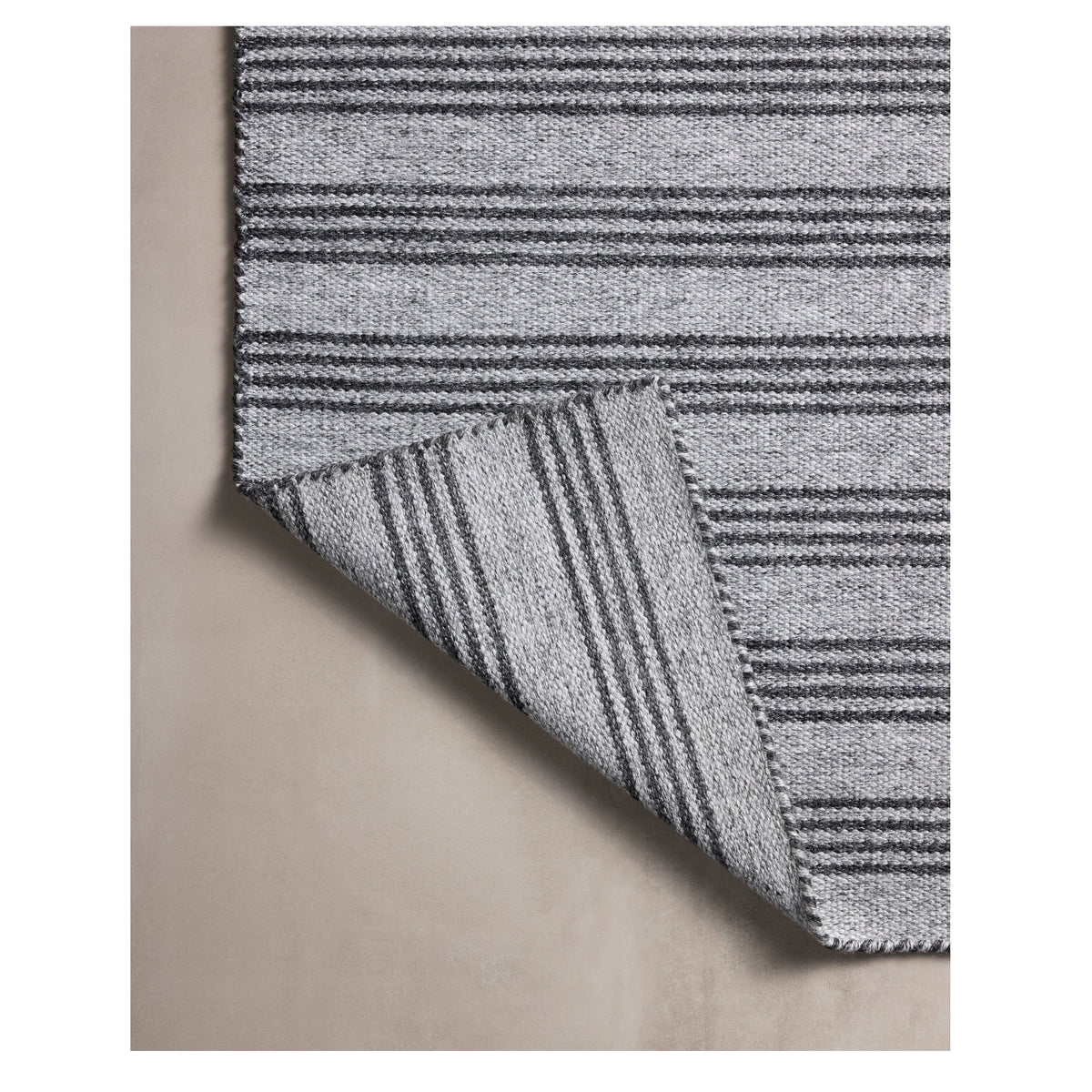 Mavelle Charlie Dove Charcoal Rug area rug - Side View