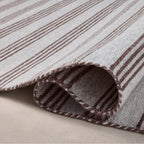 Mavelle Charlie Silver Bark Rug area rug - Styled in Room