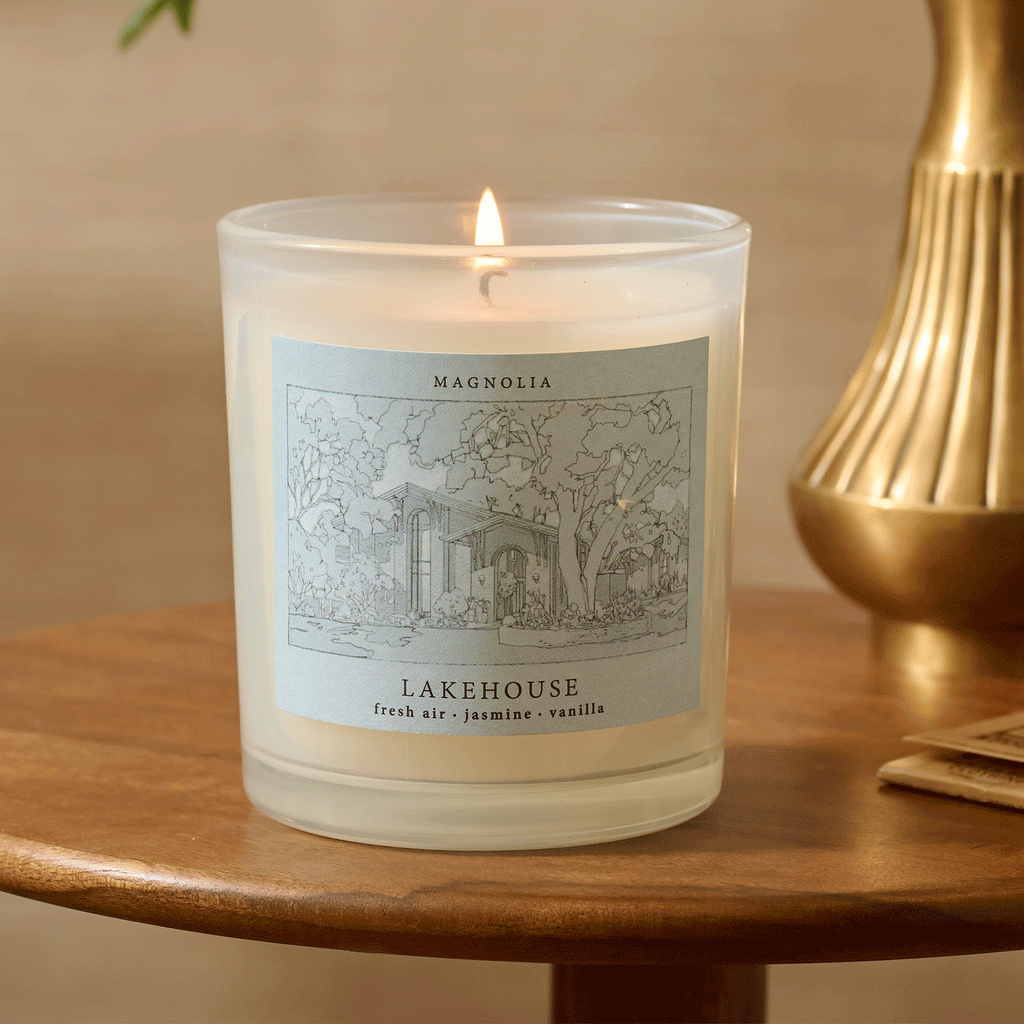 Mavelle The Lakehouse Candle candle - Styled in Room