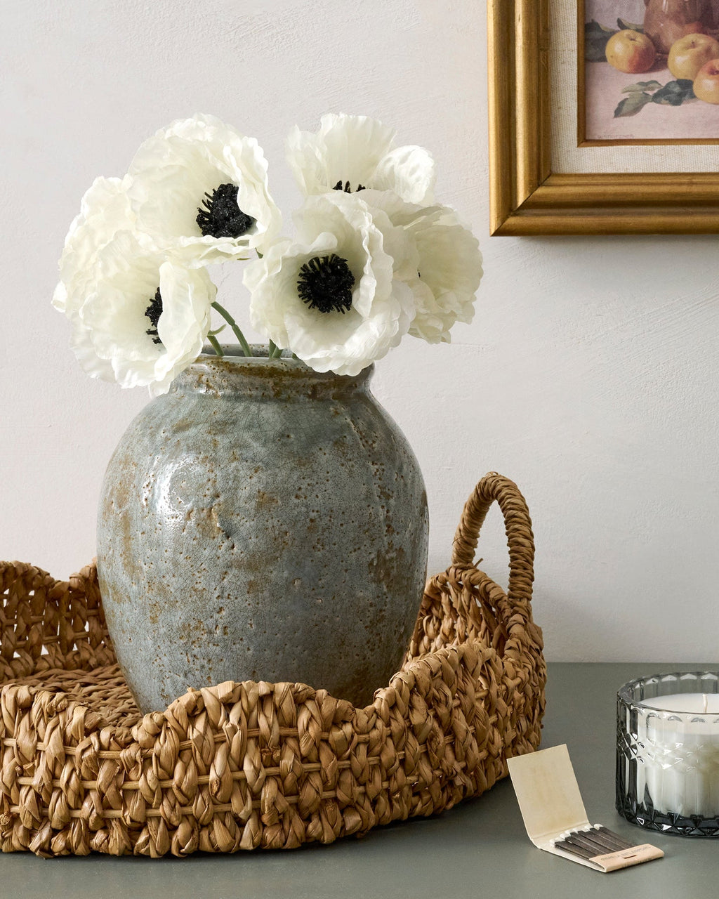 Mavelle Anemone Bouquet faux floral stem - View 9