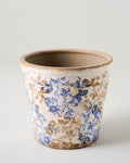Mavelle Blue and White Distressed Planter planter