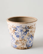 Mavelle Blue and White Distressed Planter planter