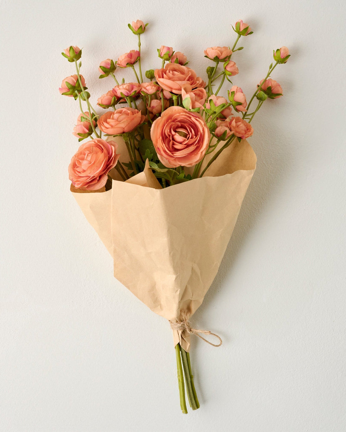 Mavelle Ranunculus Bloom Bundle faux floral stem - Side View