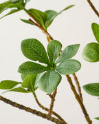 Mavelle Oversized Green Leaf Branch faux floral stem