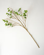 Mavelle Oversized Green Leaf Branch faux floral stem - Detail View