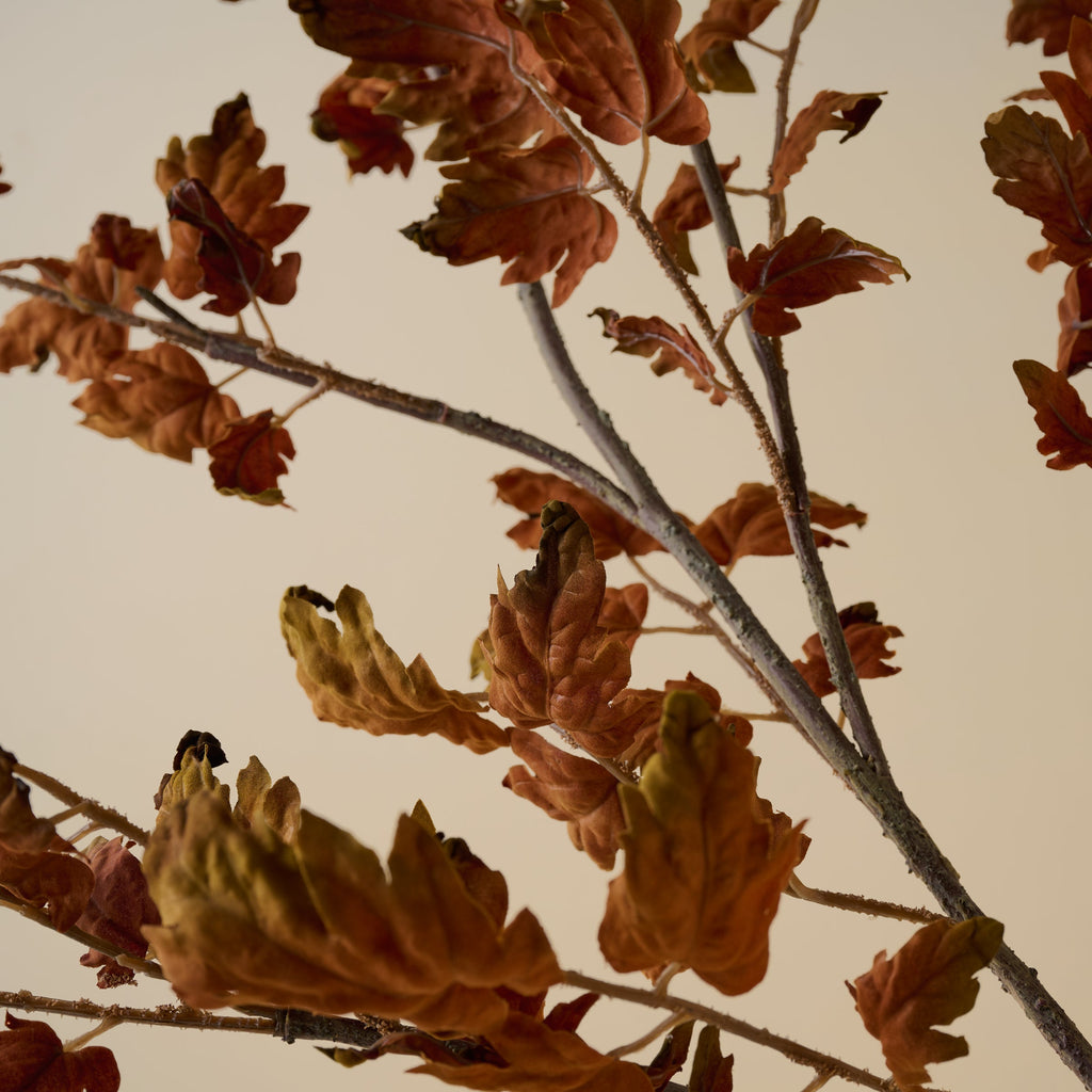 Mavelle Oversized Oak Leaf Branch faux floral stem