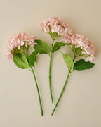 Mavelle Real Touch Hydrangea Bundle faux floral stem - Styled in Room